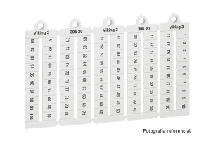 PLACAS MARCA HORIZ. 21-30 P5 LEGRAND REF 039507