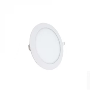 foco led embutido 12w jie redondo luz fria