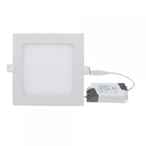Foco Led embutido 9W cuadrado Luz Calida