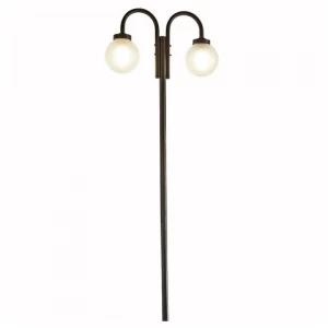 POSTE FIERRO  2 GANCHOS CURVO PARA GLOBO DE 25CMS.