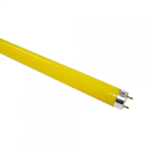 TUBO FLUORESCENTE T8 20W 60 CM COLOR AMARILLO-FORCE