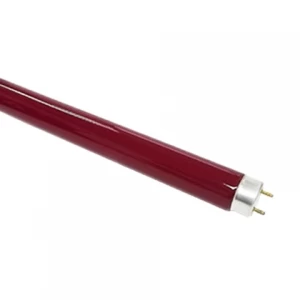 TUBO FLUORESCENTE T8 20W 60 CM COLOR ROJO-FORCE