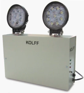 LAMPARA EMERGENCIA 2 FOCOS LED 2X18W - KOLFF MOD.KC-2000