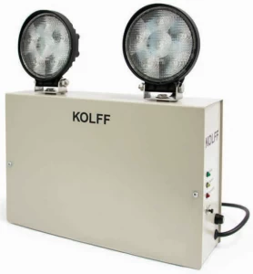 LAMPARA EMERGENCIA 2 FOCOS LED 2X13W - KOLFF MOD.ET-2001