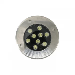 FOCO PISO LED EMBUTIDO 9W LUZ FRIA 16cm