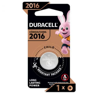 PILAS ESPECIALES DURACELL DE BOTÓN DE LITIO 2016 DE 3V X1 UNI