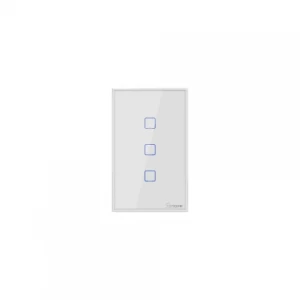 Interruptor De Pared Wifi Blanco Sonoff De 3 Canales