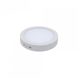 Plafon Led Redondo 24w Blanco Empavonado Luz Fria Jie