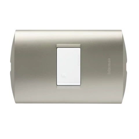INTERRUPTOR MODUS STYLE 9/24 PERLA-BLANCO BTICINO REF AE2101EBNA