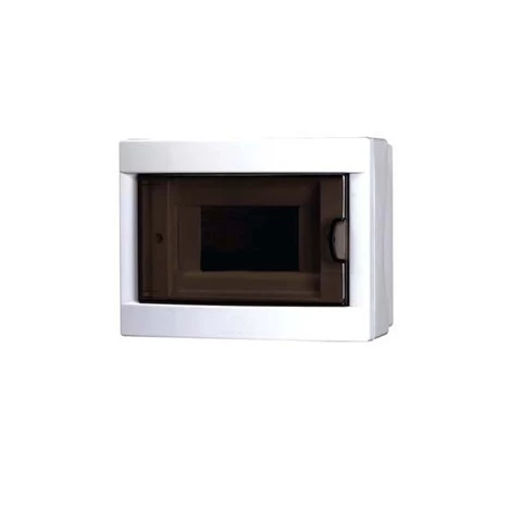 Tablero Plastico Sobrepuesto Exterior Ip65 6 Circuitos Puerte Transparente Schneider