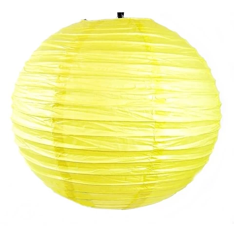 PANTALLA DE PAPEL AMARILLO 16 PLG