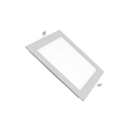 Panel Led embutido 6W Jie cuadrado Luz calida 12cm