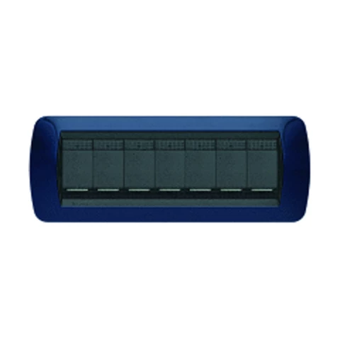 PLACA 7 MOD AZUL BTICINO REF L4807BD