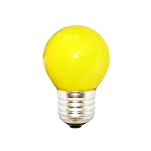 AMPOLLETA BOLA LED 2W E-27 AMARILLA