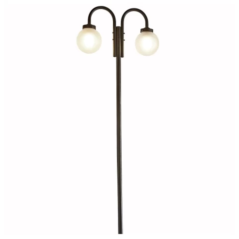 POSTE FIERRO  2 GANCHOS CURVO PARA GLOBO DE 25CMS.