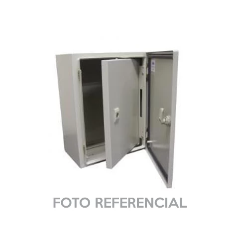 TABLERO METALICO 1 PUERTA CON CHASIS 500X400X200MM - GLOBALTRONIC