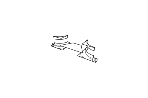 ANGULO DE DERIVACION T CUERPO 150X50MM - LEGRAND REF 637872
