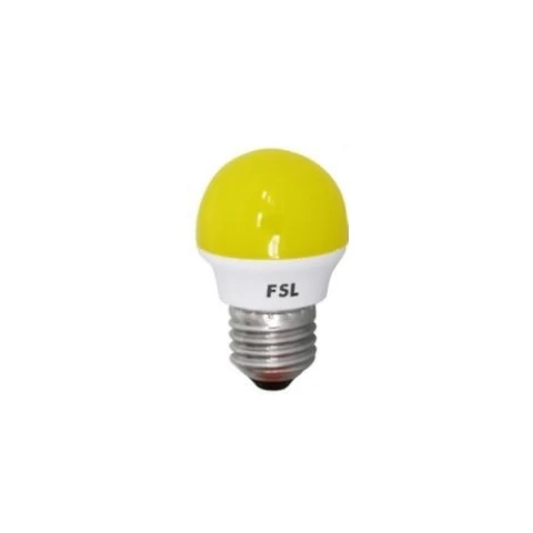 Ampolleta Bola Led 2w E-27 Amarillo Fsl