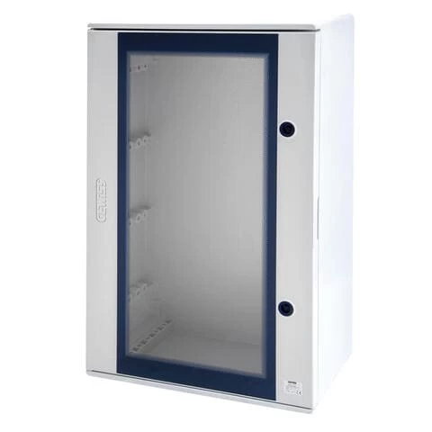 TABLERO POLIESTER VISOR 425x310x160MM CERRADURA GEWISS REF GW46202F