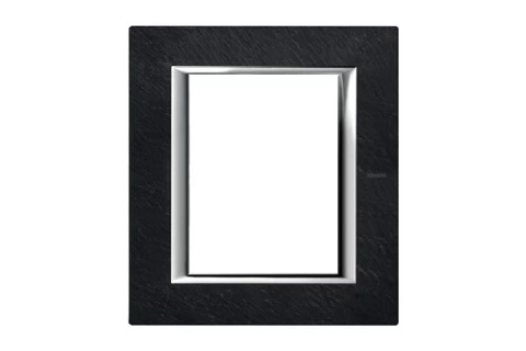 PLACA 3+3 MODULOS COLOR PIEDRA - PIZARRA MODELO AXOLUTE BTICINO REF HA4826RLV