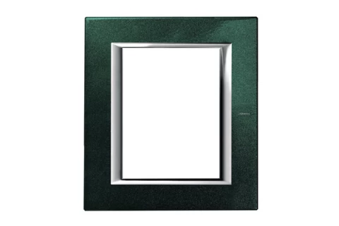 PLACA 3+3 MODULOS  COLOR VERDE SEVRES  MODELO AXOLUTE BTICINO REF HA4826VS