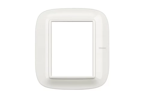 PLACA 3+3 MOD. BLANCO AXOLUTE BTICINO MODELO ELIPTICA REF HB4826HD