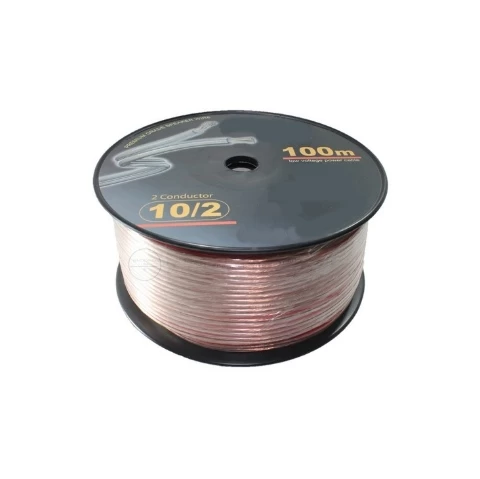 CABLE PARALELO 2X20 AWG TRANSPARENTE AMERICAN SOUND X 100 METROS