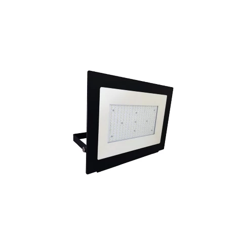 FOCO REFLECTOR LED SLIM 200W NEGRO LUZ FRIA VKB MULTICHIP