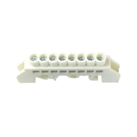 BARRA RIEL DIN AISLADA BLANCA 8PX10MM-BEKAM