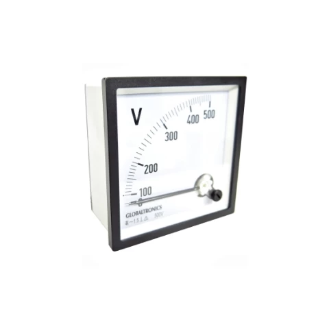 VOLTIMETRO PARA PANEL 96X96 0-500V GLOBAL