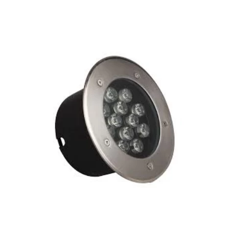 FOCO PISO LED EMBUTIDO 12W LUZ CALIDA 18CM-JIE