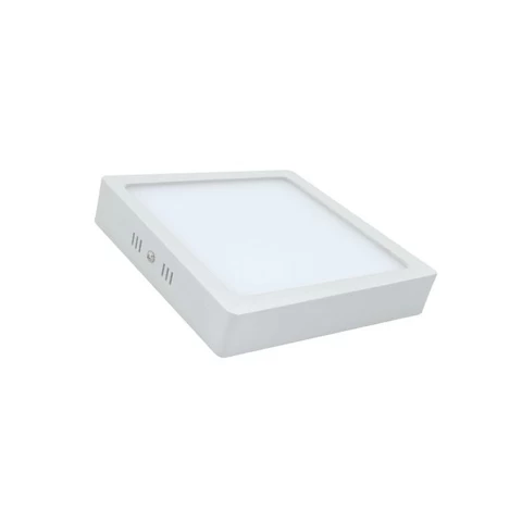 PLAFON LED CUADRADO 12W BLANCO EMPAVONADO LUZ NEUTRA