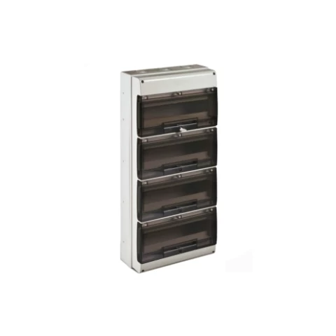 Tablero Plastico Sobrepuesto 64 Circuitos-ip66 700x328x140 Scame