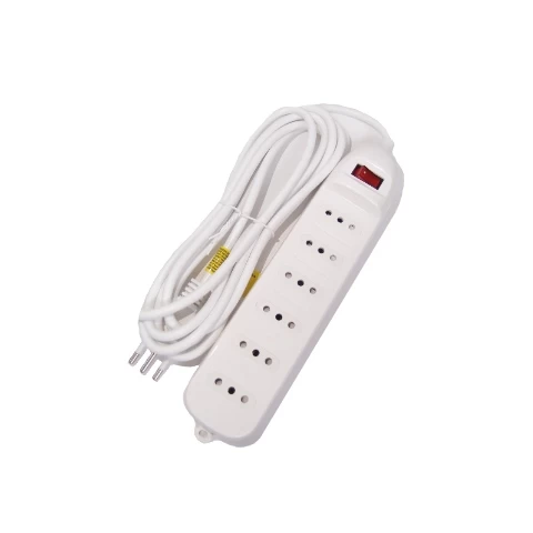 Alargador Multiple 6 Pos 1.5mts Blanco