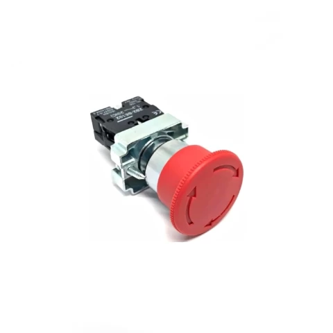 Pulsador Parada De Emergencia Nc C/ret 22mm Hongo 40mm Chint
