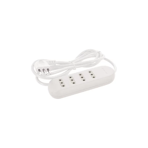 Alargador Multiple 4 Pos Blanco 3 Mts