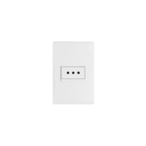 Enchufe Simple (blanco) 10/16amp 250v Stanford