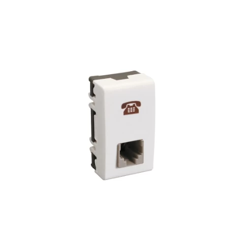 Modulo Toma Telefonica Rj11 Habit-21 4 Cto Blanco Schneider Mwd082086984