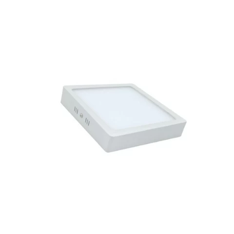 Plafon Led Cuadrado 6w Blanco Empavonado Luz Fria Vell.max