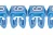 CAB NUMERO 6 AZUL 0.15-0.5MM2 - LEGRAND REF 038106