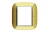 Placa 3+3 COLOR  ORO LIQUIDO MODELO ELIPTICA BTICINO REF HB4826OR