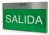 SEÑALETICA SALIDA DOS CARAS EMERGENCIA DE LED INOXIDABLE BIGLED KOLFF